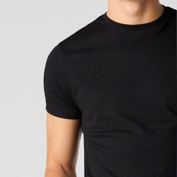 NWT Ace Logo Graphic T-Shirt – Slim Fit Short Sleeve Crewneck – Black - Picture 6 of 8